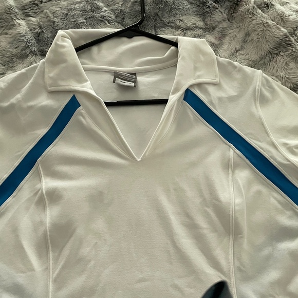 Nike women’s Tennis Dress VINTAGE,White with Navy Trim - Size M - Picture 3 of 10